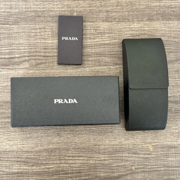 Prada Double-Bridged Rectangle Sunglasses - Picture 11 of 12